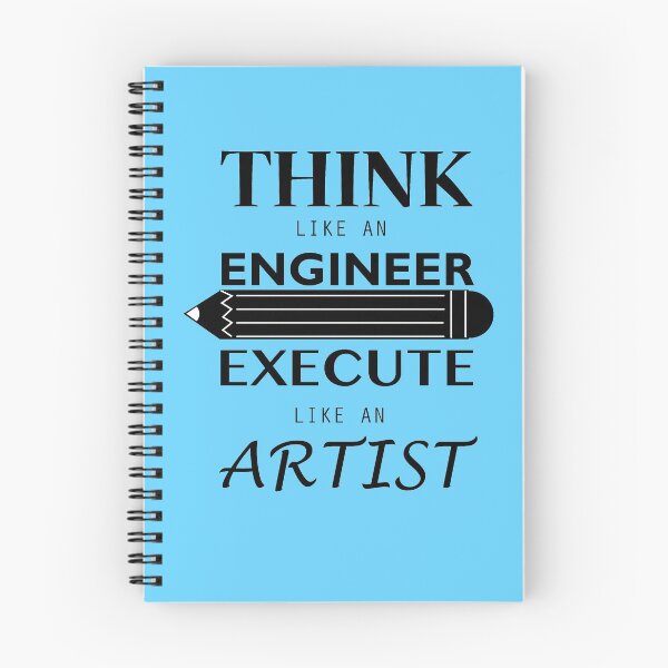 Item preview, Think Like an Engineer, Execute Like an Artist designed and sold by Busycece.