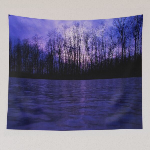 Item preview, Frozen Pond Trees Winter designed and sold by Hobo-Sailor.