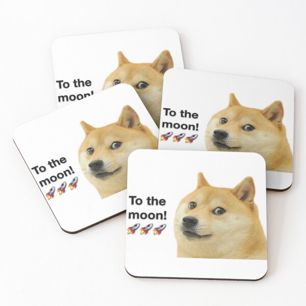 Item preview, Dogecoin To The Moon designed and sold by DankDreamz.