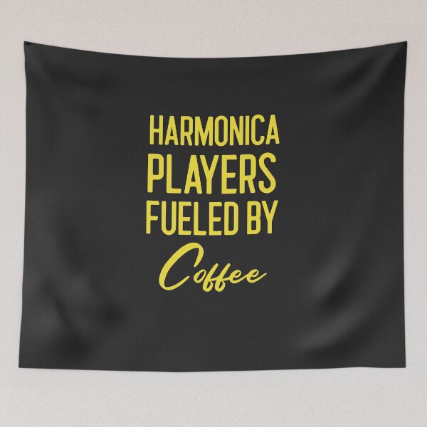 Item preview, Harmonica Players Fueled By Coffee Band Gift designed and sold by EricJP.