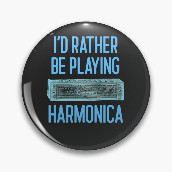 Item preview, I'd Rather Be Playing Harmonica Band Gift designed and sold by EricJP.