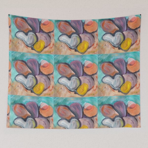 Item preview, Jewels in the Sand (2) from Original Oil and Acrylic Painting VIVBRAD Design Collection  designed and sold by vivbrad.