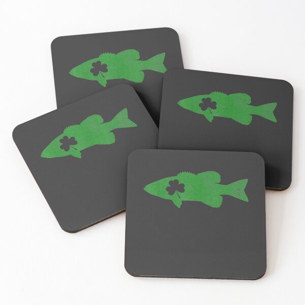 Item preview, Bass Fishing St. Patrick's Day Shamrock Fisherman Dog Gift designed and sold by AmyBryant.