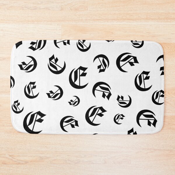 Item preview, E – Old English Initial Black Letter E Pattern  designed and sold by Typeglyphs.
