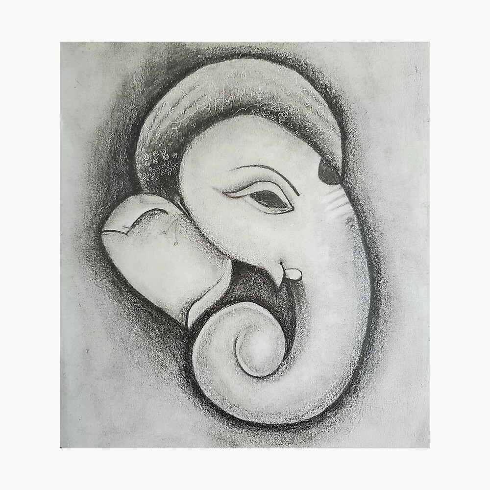 Ganesh Ji drawing Making | How to make Ganesha drawing Easy - YouTube