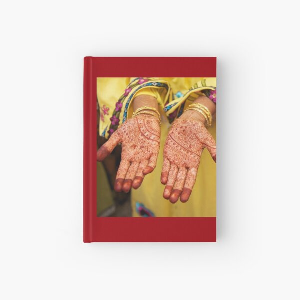 Mehendi in Udaipur Hardcover Journal