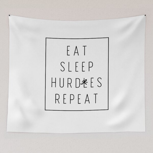 Item preview, Eat Sleep Hurdles Repeat | Hurdling designed and sold by CozyMarket.