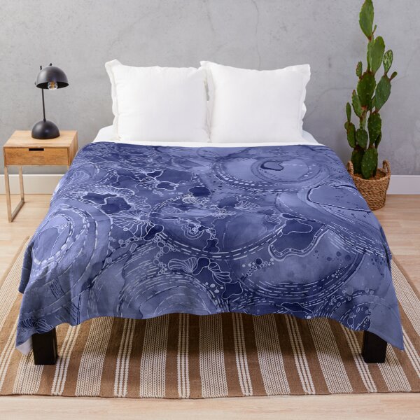 Item preview, Navy Peaceful Dreams designed and sold by Lois Gardiner.