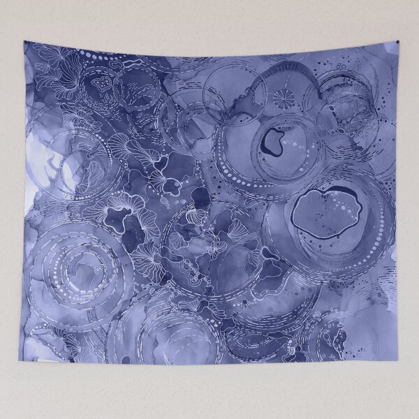 Item preview, Navy Peaceful Dreams designed and sold by Lois Gardiner.