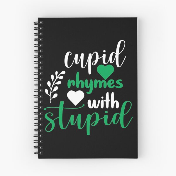 Item preview, Cupid Rhymes with Stupid Shirt, Anti-Valentine's Day designed and sold by WOW TeesAndThings.