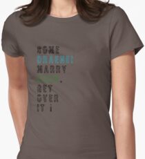 Get over it! - Draenei/Orcs Women's Fitted T-Shirt