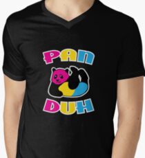 Pan Duh Panda Pansexual LGBT Pride Men's V-Neck T-Shirt