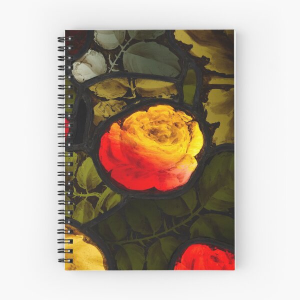 Item preview, Stained Glass Window of Flowers designed and sold by shahramroj.