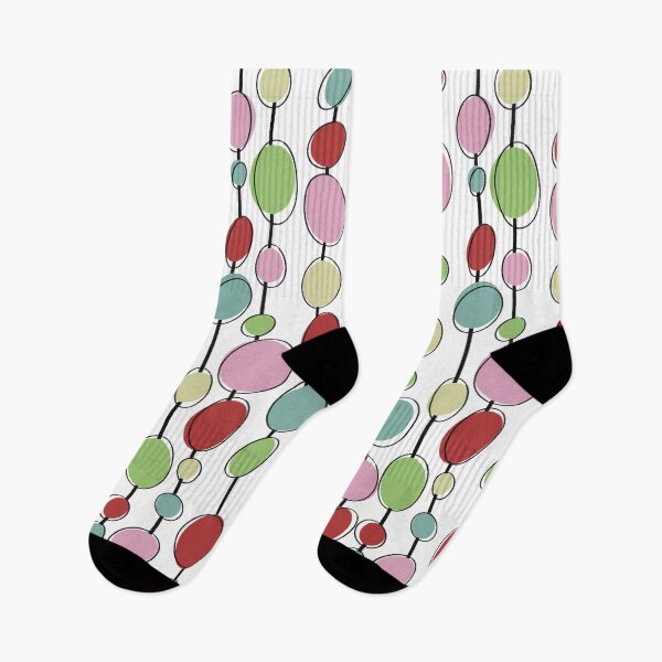 Item preview, Colourful Retro 50s egg shape pattern. designed and sold by LaBellCreative.