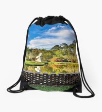 Beautiful Pond at Brookgreen Gardens Drawstring Bag