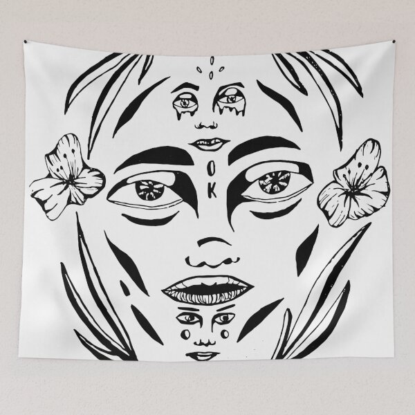 Item preview, OK line art design designed and sold by Natalie Pepel.