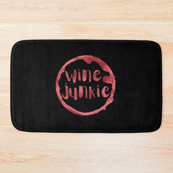 Item preview, Red Wine Junkie Watercolor designed and sold by CozyMarket.