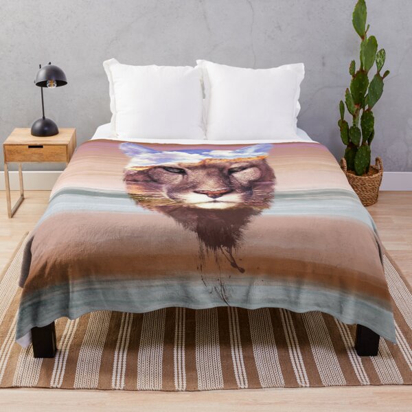 Item preview, Cougar Portrait - Double Exposure designed and sold by solrevolver.