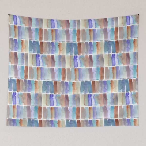 Item preview, Eucalypt paling fence - purple designed and sold by LSMwatercolour.