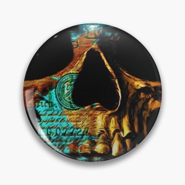 Item preview, 100 Dollar Bill Skull designed and sold by bizzleapparel.