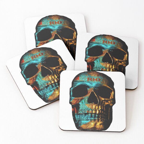 Item preview, 100 Dollar Bill Skull designed and sold by bizzleapparel.