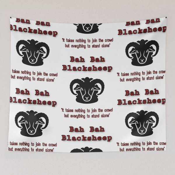 Item preview, Bah Bah Blacksheep designed and sold by cataleabianco.