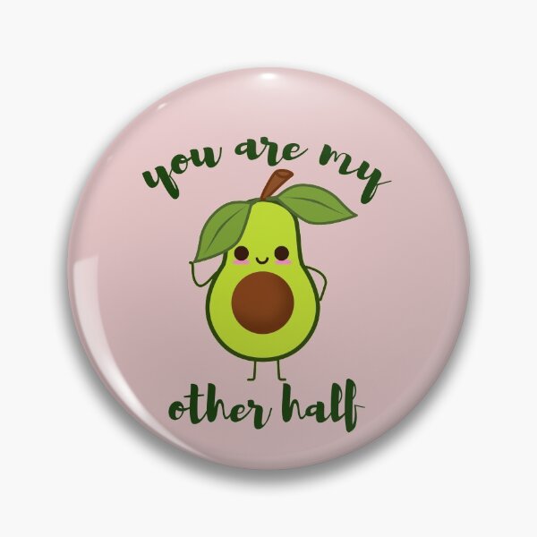 Item preview, you are my other half cute avocado valentine designed and sold by tali-smith.