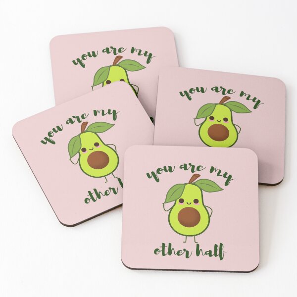 Item preview, you are my other half cute avocado valentine designed and sold by tali-smith.