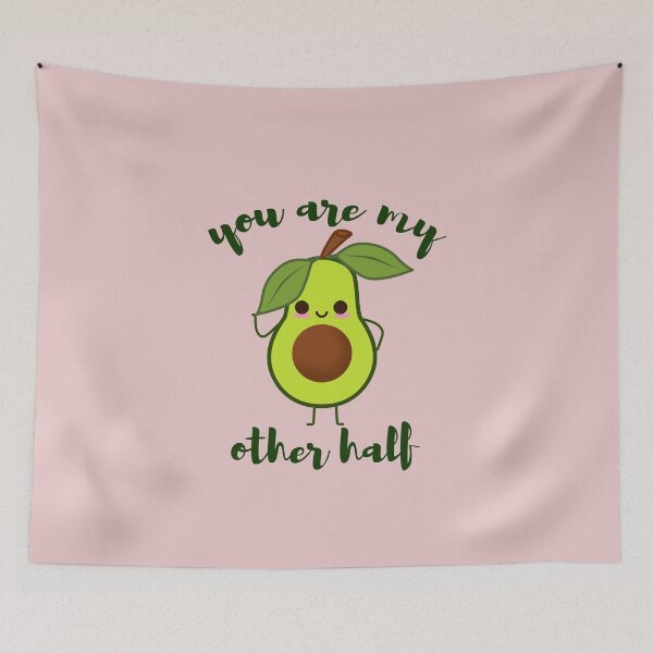 Item preview, you are my other half cute avocado valentine designed and sold by tali-smith.