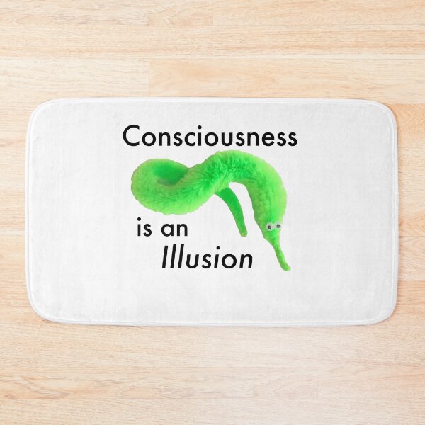 Item preview, Worm on a String- Consciousness is an Illusion designed and sold by KittenCabDoodle.
