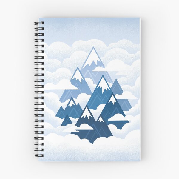 Item preview, Misty Mountains : Blue designed and sold by Wayne Minnis.
