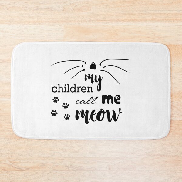 Item preview, My Children Call Me Meow- Cat Puns designed and sold by shivani21061993.