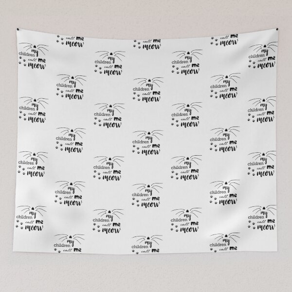 Item preview, My Children Call Me Meow- Cat Puns designed and sold by shivani21061993.