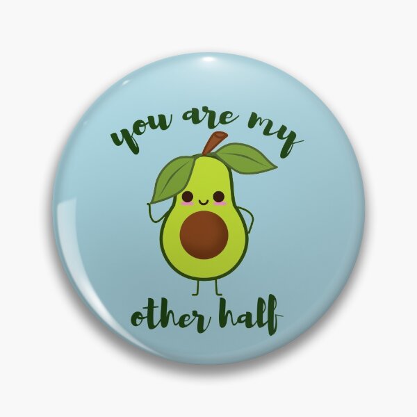 Item preview, you are my other half cute avocado valentine designed and sold by tali-smith.