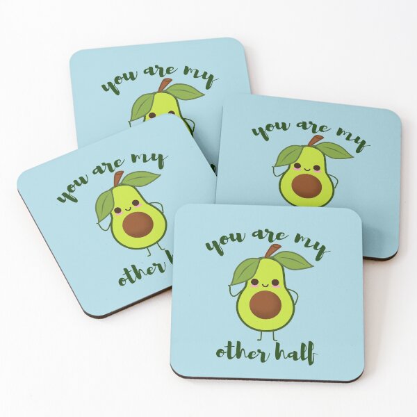 Item preview, you are my other half cute avocado valentine designed and sold by tali-smith.