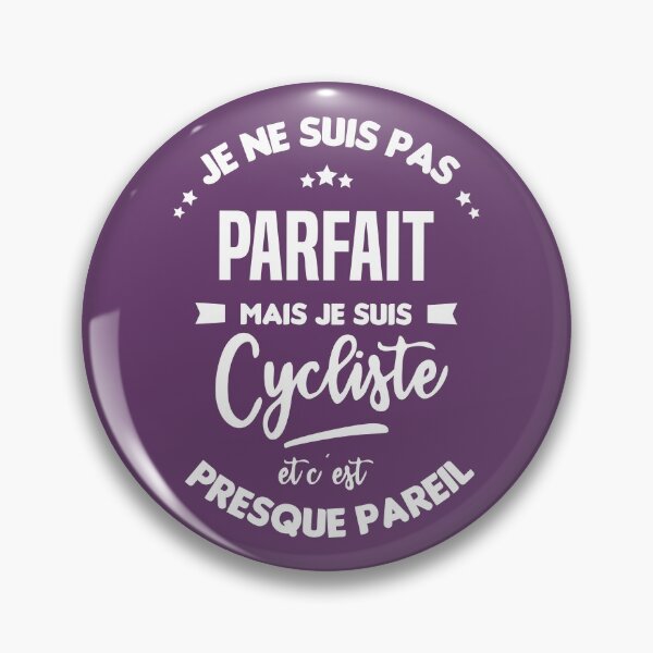 Item preview, I am not perfect but I am a cyclist designed and sold by lepetitcalamar.