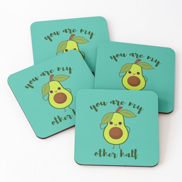 Item preview, you are my other half cute avocado valentine designed and sold by tali-smith.