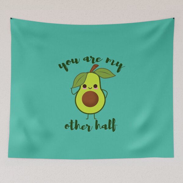Item preview, you are my other half cute avocado valentine designed and sold by tali-smith.