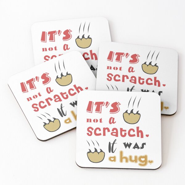 Item preview, Its Not A Scratch It Was A Hug- Cat Puns designed and sold by shivani21061993.