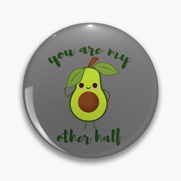 Item preview, you are my other half cute avocado valentine designed and sold by tali-smith.