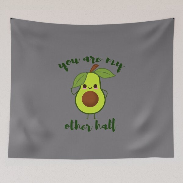 Item preview, you are my other half cute avocado valentine designed and sold by tali-smith.