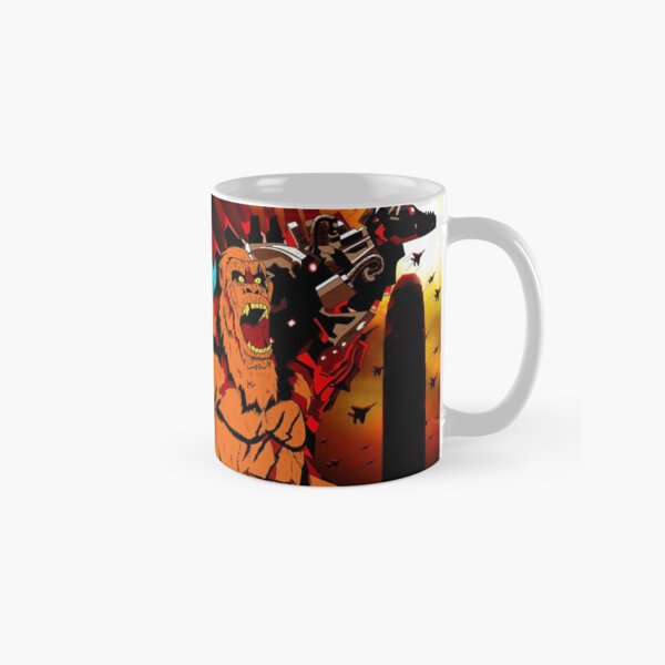 Godzilla vs Kong Retro Concept Art Classic Mug