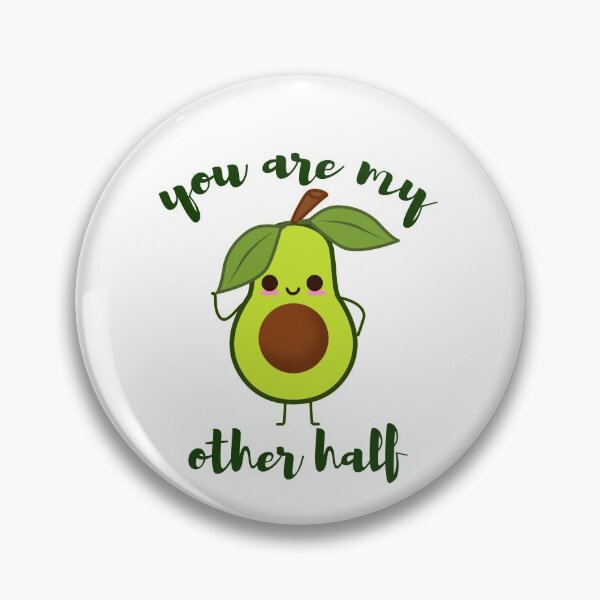 Item preview, you are my other half cute avocado valentine designed and sold by tali-smith.