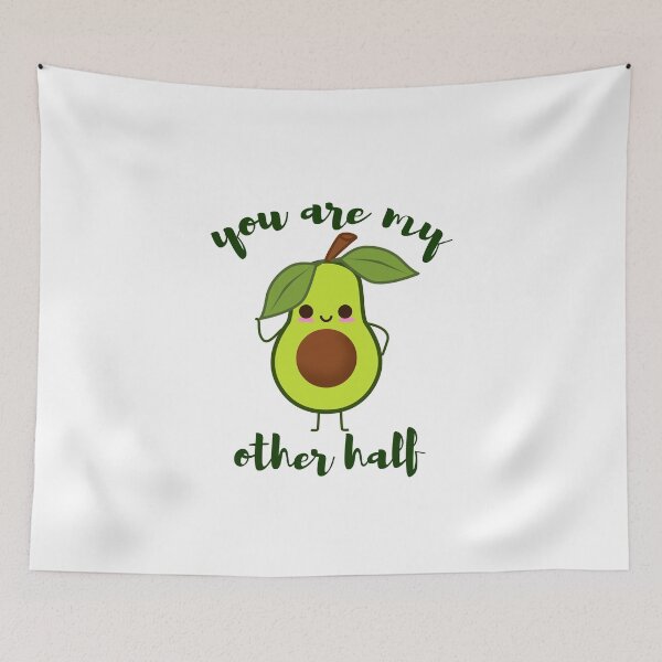 Item preview, you are my other half cute avocado valentine designed and sold by tali-smith.