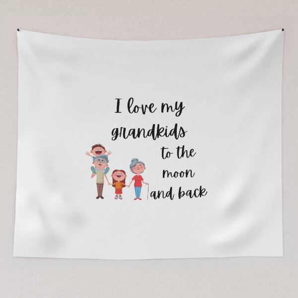 Item preview, Amo a mis nietos hasta la luna y de regreso designed and sold by Fioranoclthing.
