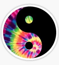 Tie Dye Yin Yang Sticker