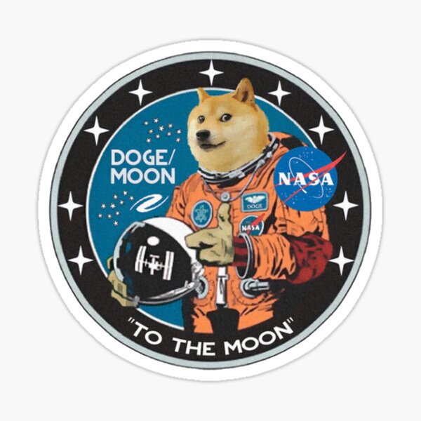 Item preview, Doge to the moon designed and sold by TheNemesis.