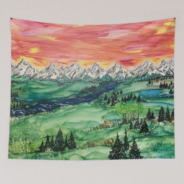 Item preview, Rocky Mountain River  designed and sold by Lois Gardiner.