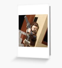 Lego Brick Grimes Greeting Card