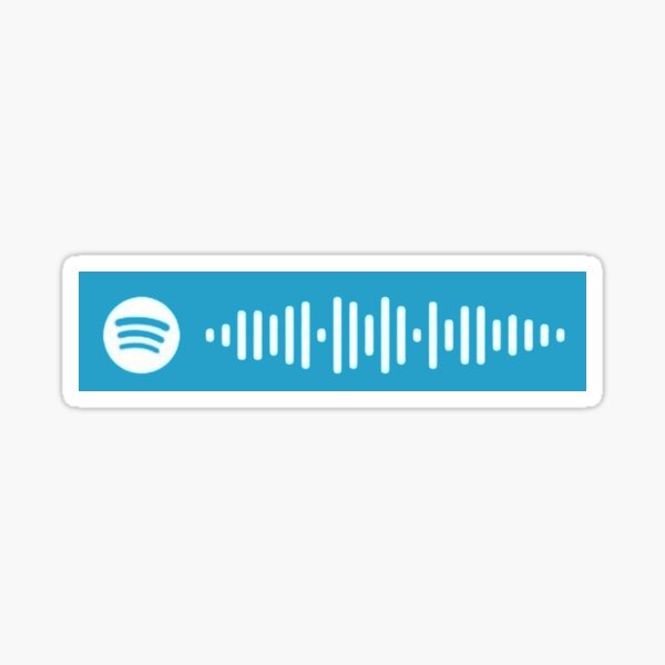 Spotify Barcode Stickers | Redbubble